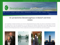 bestattungshaus-kohlmeyer.de Webseite Vorschau