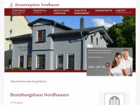 bestattungshaus-nordhausen.de Webseite Vorschau