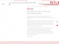 bestattungshaus-wilke.de Webseite Vorschau