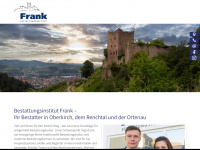 bestattungsinstitut-frank.de Webseite Vorschau