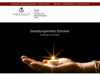 bestattungsinstitut-scholven.de Webseite Vorschau