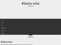 beta-site.de Webseite Vorschau