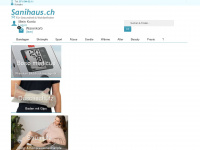 sanihaus.ch Webseite Vorschau