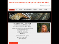 bettina-bollmann-koch-skulpturen-texte.de Webseite Vorschau