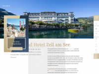 grandhotel-zellamsee.at Webseite Vorschau