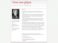 bettina-pfefferle.de Webseite Vorschau