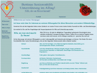 bettinas-seniorenhilfe.de Webseite Vorschau