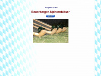 beuerberger-alphornblaeser.de Webseite Vorschau