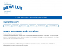bewilux.ch Webseite Vorschau