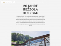 bezzola-holzbau.ch Webseite Vorschau