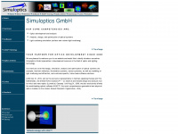 simuloptics.com Webseite Vorschau