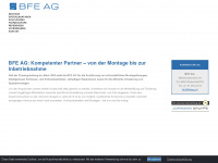 bfeag.ch Webseite Vorschau