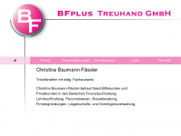 bfplus.ch Webseite Vorschau
