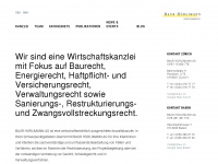 bhlaw.ch Webseite Vorschau