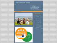 finanzberatung-fleck.de Webseite Vorschau