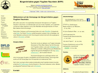 bi-fluglaerm-raunheim.de Webseite Vorschau