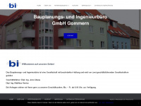 bi-gommern.de Webseite Vorschau