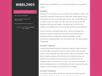 bibel2003.de Webseite Vorschau