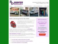 bibfer-demenagements.ch Webseite Vorschau