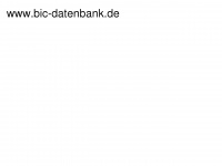 bic-datenbank.de Webseite Vorschau