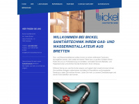 bickel-sanitaertechnik.de Webseite Vorschau