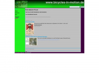 bicycles-in-motion.de Webseite Vorschau