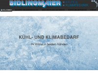 bidlingmaier-kaeltetechnik.de Webseite Vorschau