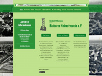 bieberer-heimatverein.de Webseite Vorschau