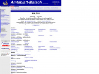amtsblatt-malsch.de Webseite Vorschau