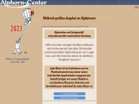 alphorn-center.de Webseite Vorschau