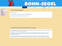 bohn-segel.de Webseite Vorschau