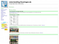 bowling-thueringen.de Webseite Vorschau