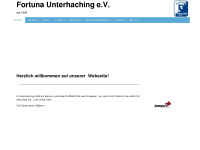 fortuna-unterhaching.de Webseite Vorschau
