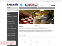 akkuactiv.de Webseite Vorschau