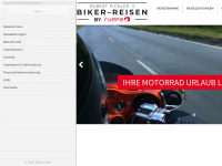 biker-reisen.at Webseite Vorschau