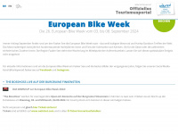 bikeweek.at Webseite Vorschau