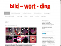 bild-wort-ding.de Webseite Vorschau