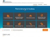 renovierung-ausbau.de Webseite Vorschau