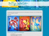billys-atelier.de Webseite Vorschau