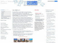 bimsev.de Webseite Vorschau