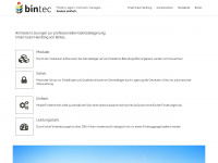 bintec.eu Webseite Vorschau