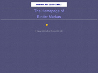 binder-markus.de Webseite Vorschau