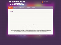 bio-flow.de Webseite Vorschau