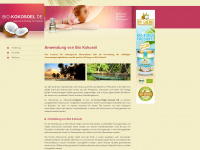 bio-kokosoel.de Webseite Vorschau