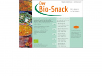 bio-snack.de Webseite Vorschau