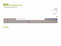 bioactualites.ch Webseite Vorschau