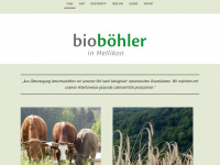 bioboehler.ch Webseite Vorschau