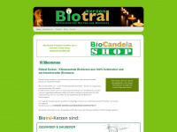 biotral.de Webseite Vorschau