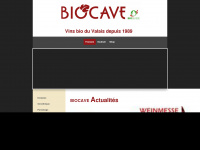 biocave.ch Webseite Vorschau
