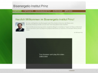 bioenergetic-prinz.at Webseite Vorschau